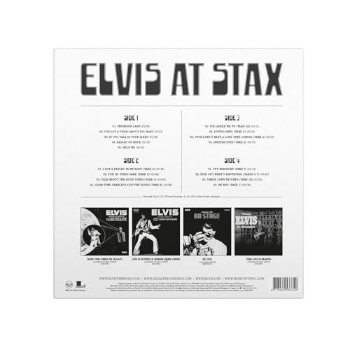 ELVIS PRESLEY - ELVIS AT STAX (SILVER COLOURED VINYL)