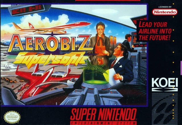 AEROBIZ SUPERSONIC - SNES (W/BOX)