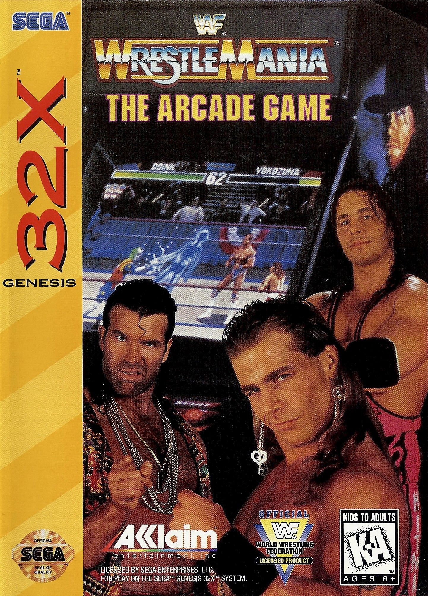 WWF WRESTLEMANIA: THE ARCADE GAME - 32X