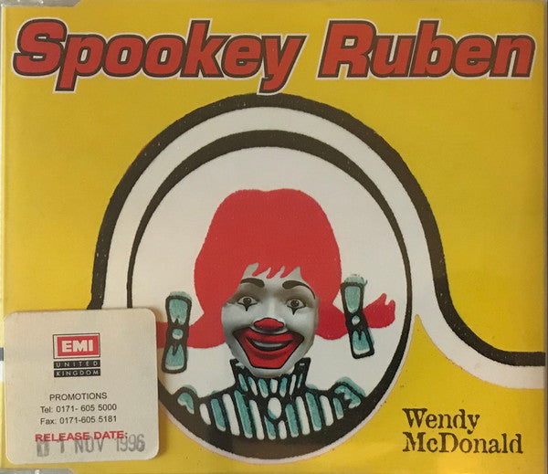 SPOOKEY RUBEN - WENDY MCDONALD