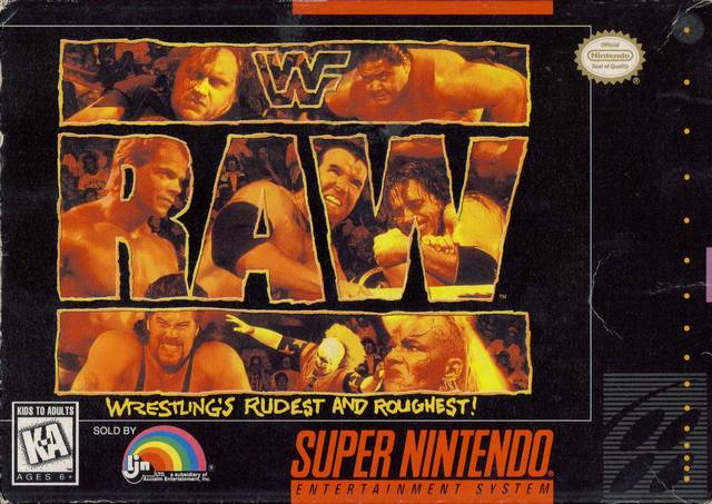 WWF RAW - SNES (W/BOX & MANUAL)