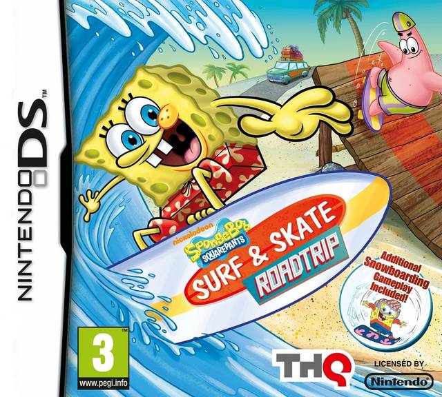 SPONGEBOB'S SURF & SKATE ROAD TRIP - DS