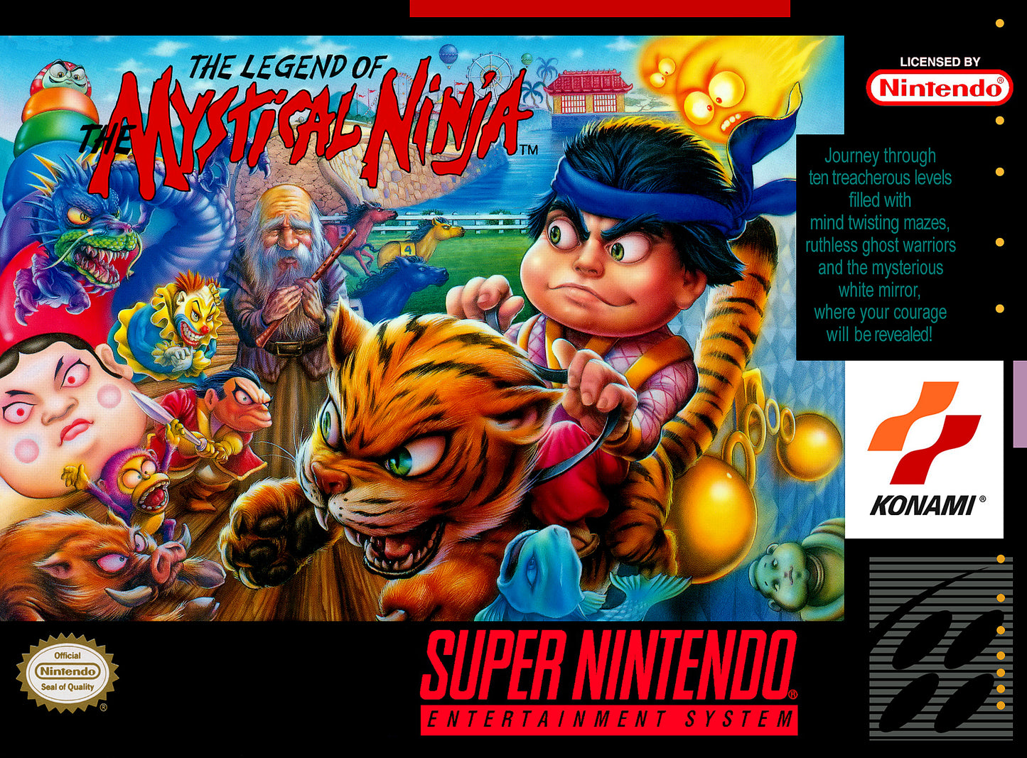 LEGEND OF THE MYSTICAL NINJA - SNES