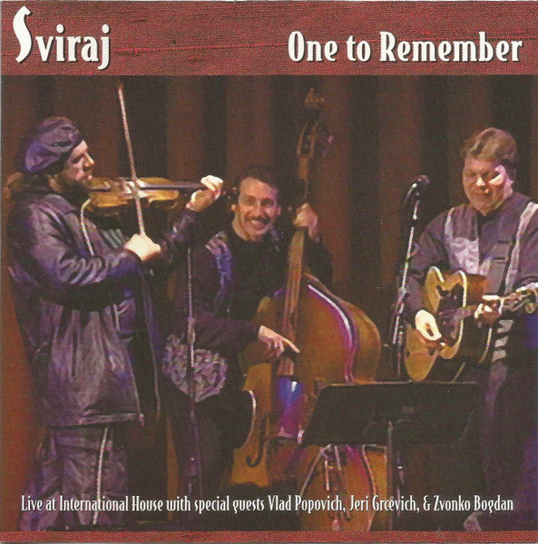 SVIRAJ - ONE TO REMEMBER (BALKAN) (2CD)