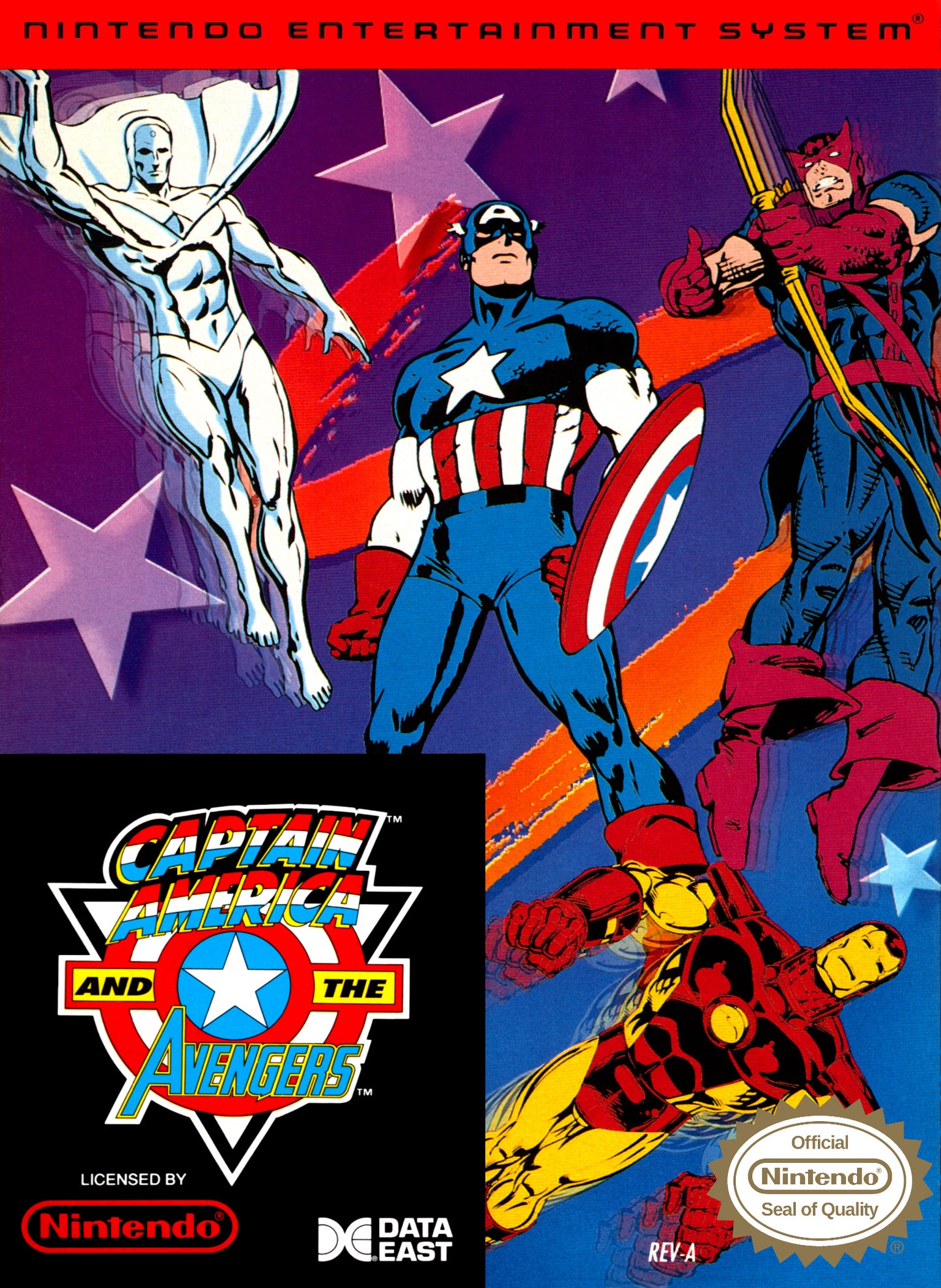 CAPTAI AMERICAN & THE AVENGERS - NES