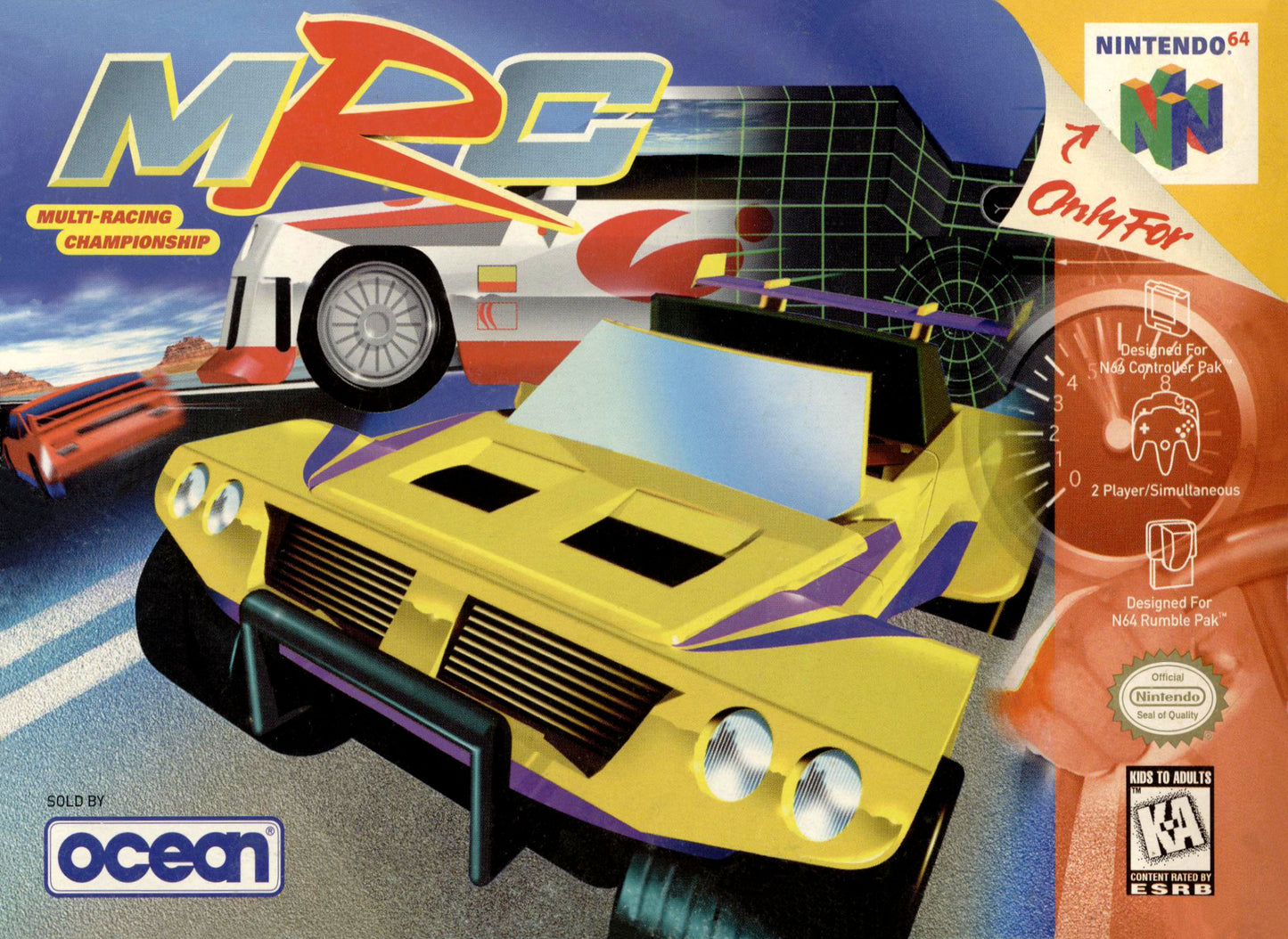 MRC MULTI RACING CHAMPIONSHIP - N64 (W/BOX)