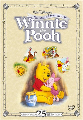 WINNIE THE POOH - DVD-MANY ADVENTURES OF-25TH ANNIVERSARY