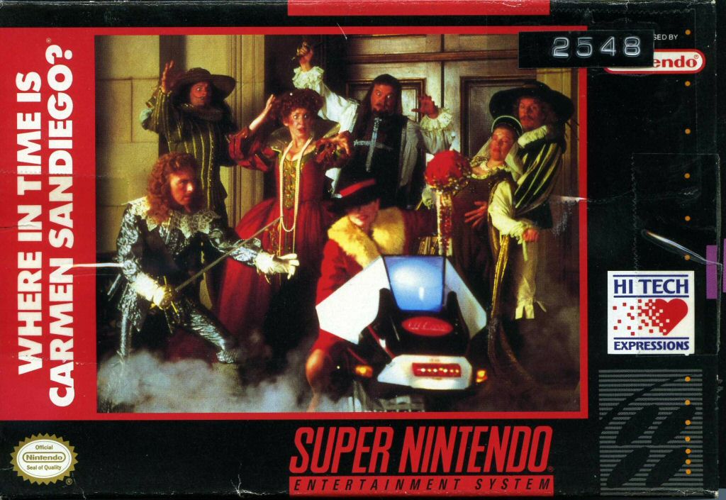 WHERE IN TIME IS CARMEN SANDIEGO - SNES (W/BOX)