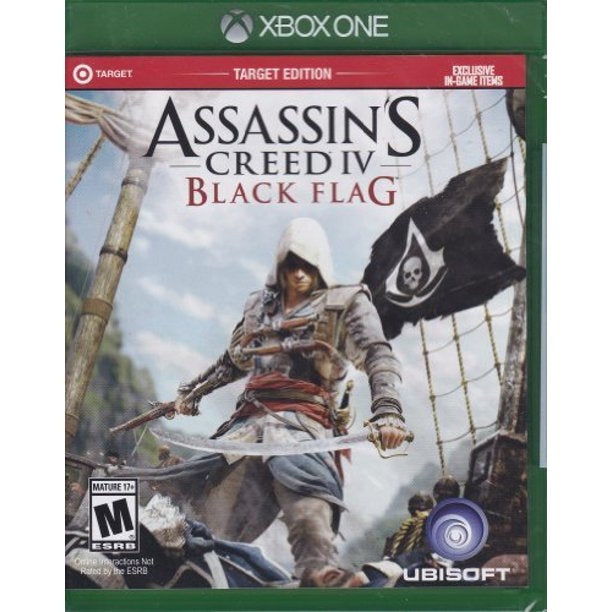 ASSASSIN'S CREED IV: BLACK (W/BOX & STAT - XBXONE