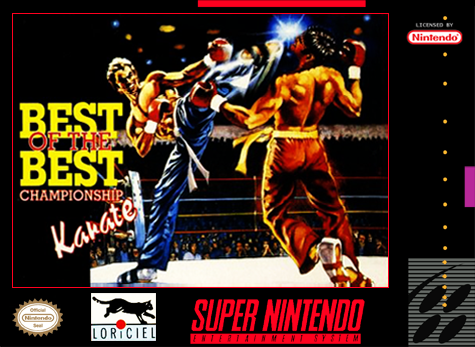 BEST OF THE BEST CHAMPIONSHIP KARATE - SNES (W/BOX & MANUAL)