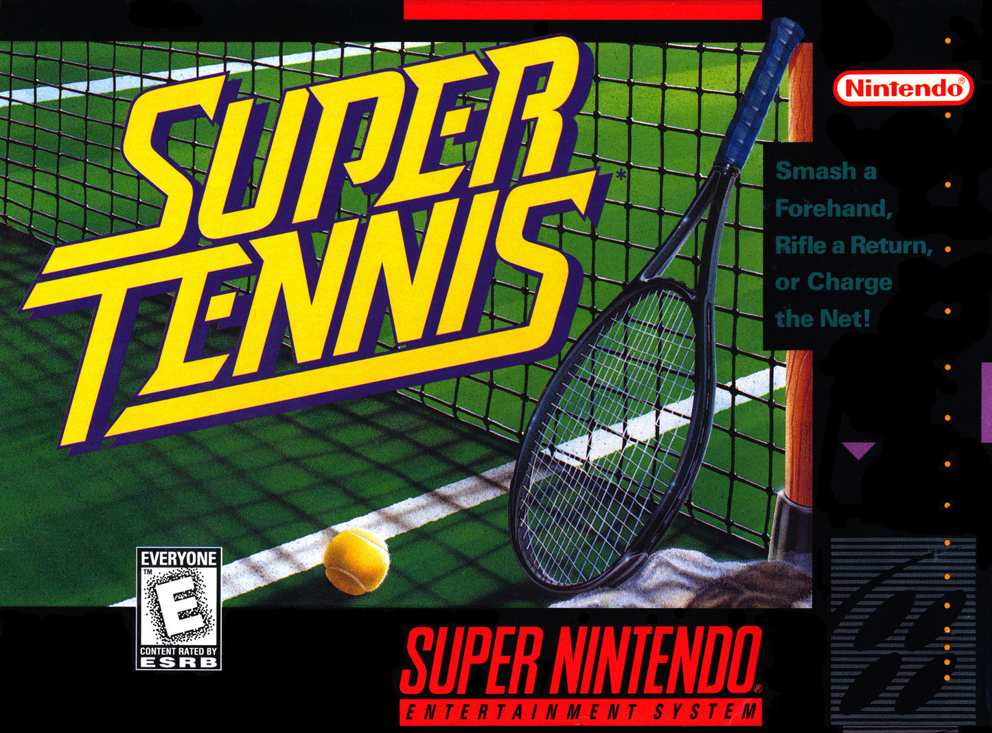 SUPER TENNIS - SNES (W/BOX)