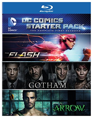DC COMICS STARTER PACK (FLASH/GOTHAM/ARR - BLU-COMPLETE FIRST SEASONS