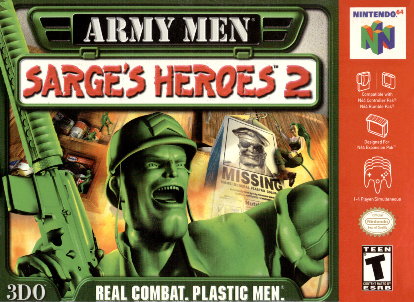 ARMY MEN: SARGE'S HEROES - N64