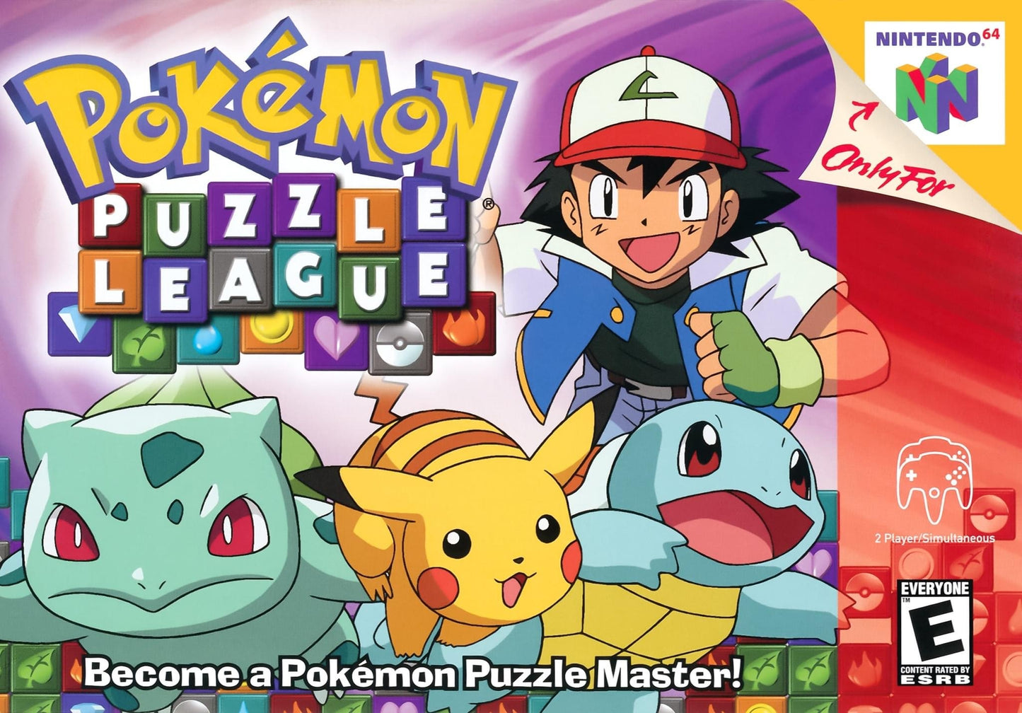 POKEMON PUZZLE LEAGUE - N64 (W/BOX)