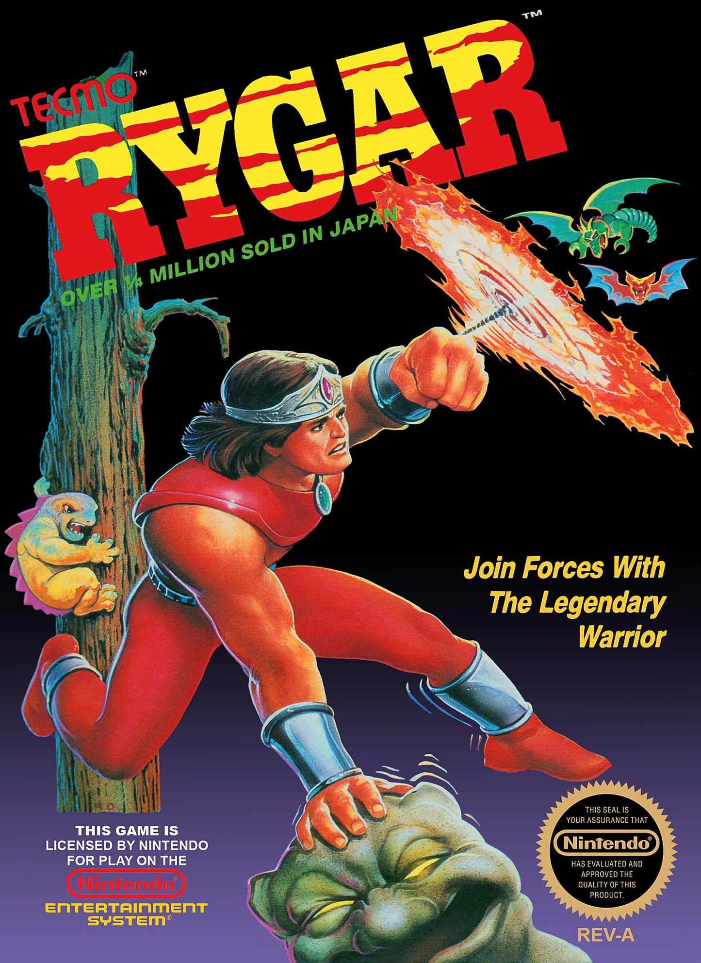RYGAR - NES (W/BOX & MANUAL)
