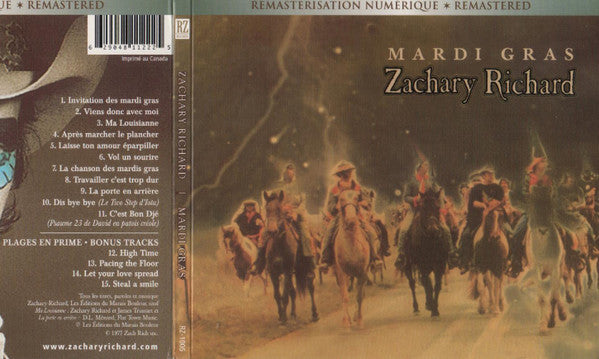 RICHARD, ZACHARY - MARDI GRAS (REMASTERED)