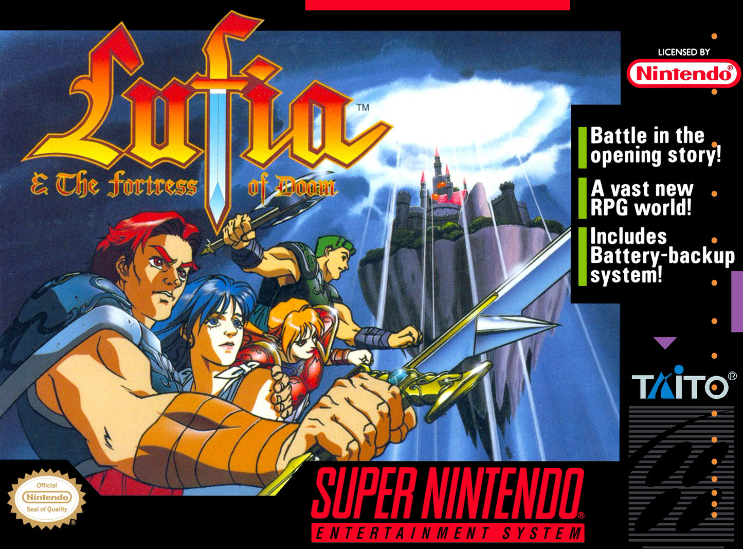 LUFIA & THE FORTRESS OF DOOM - SNES