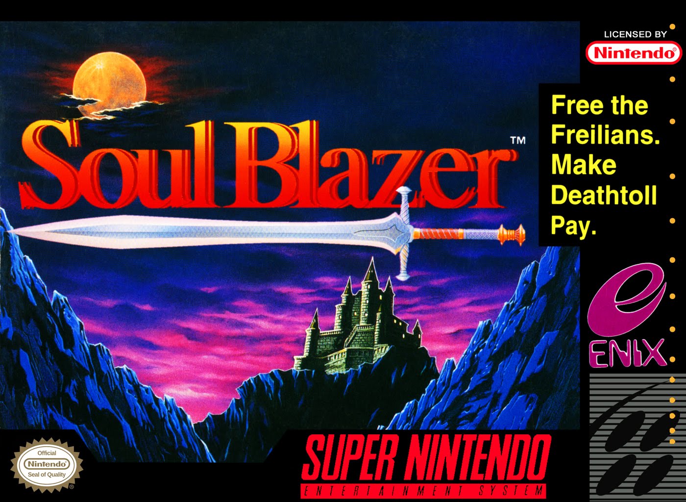 SOUL BLAZER - SNES (W/BOX)