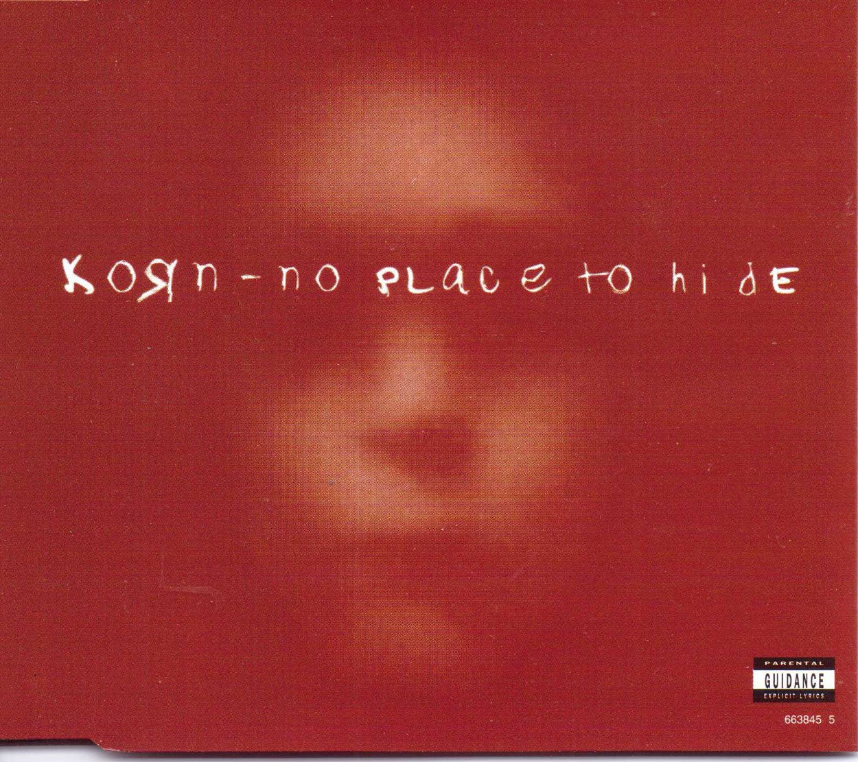 KORN - NO PLACE TO HIDE (CDS-BLACK COVER)