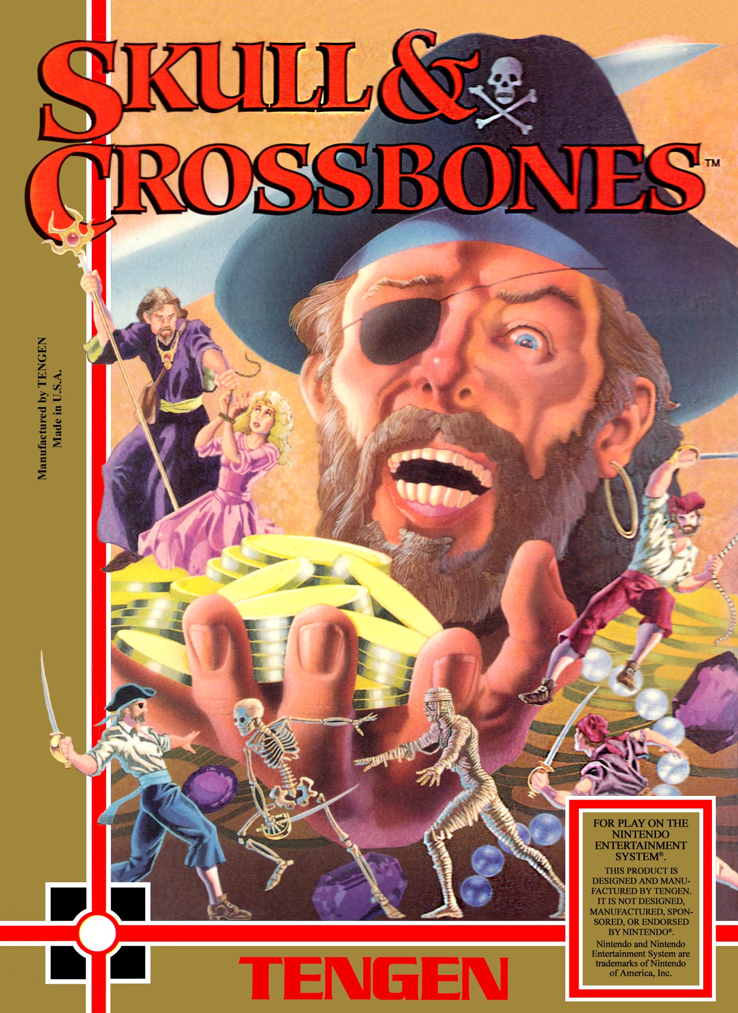 SKULL & CROSSBONES - NES