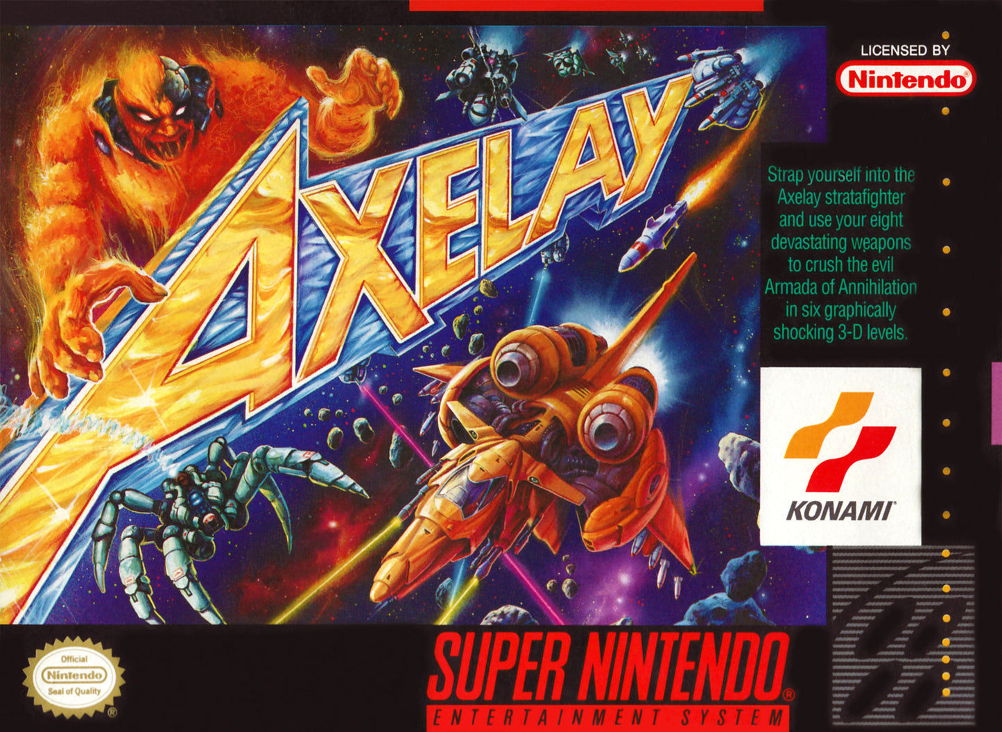 AXELAY - SNES (W/BOX)