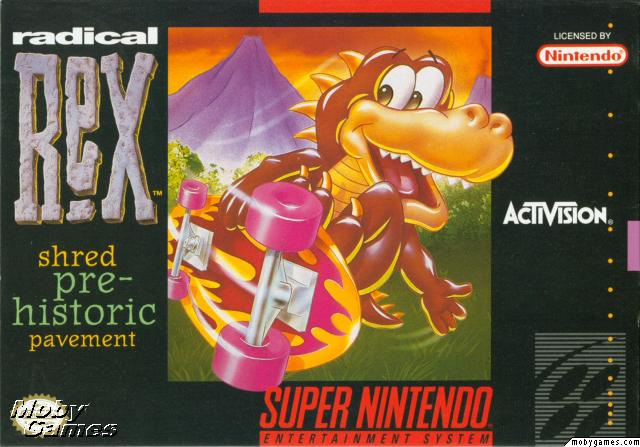 RADICAL REX - SNES (W/BOX & MANUAL)