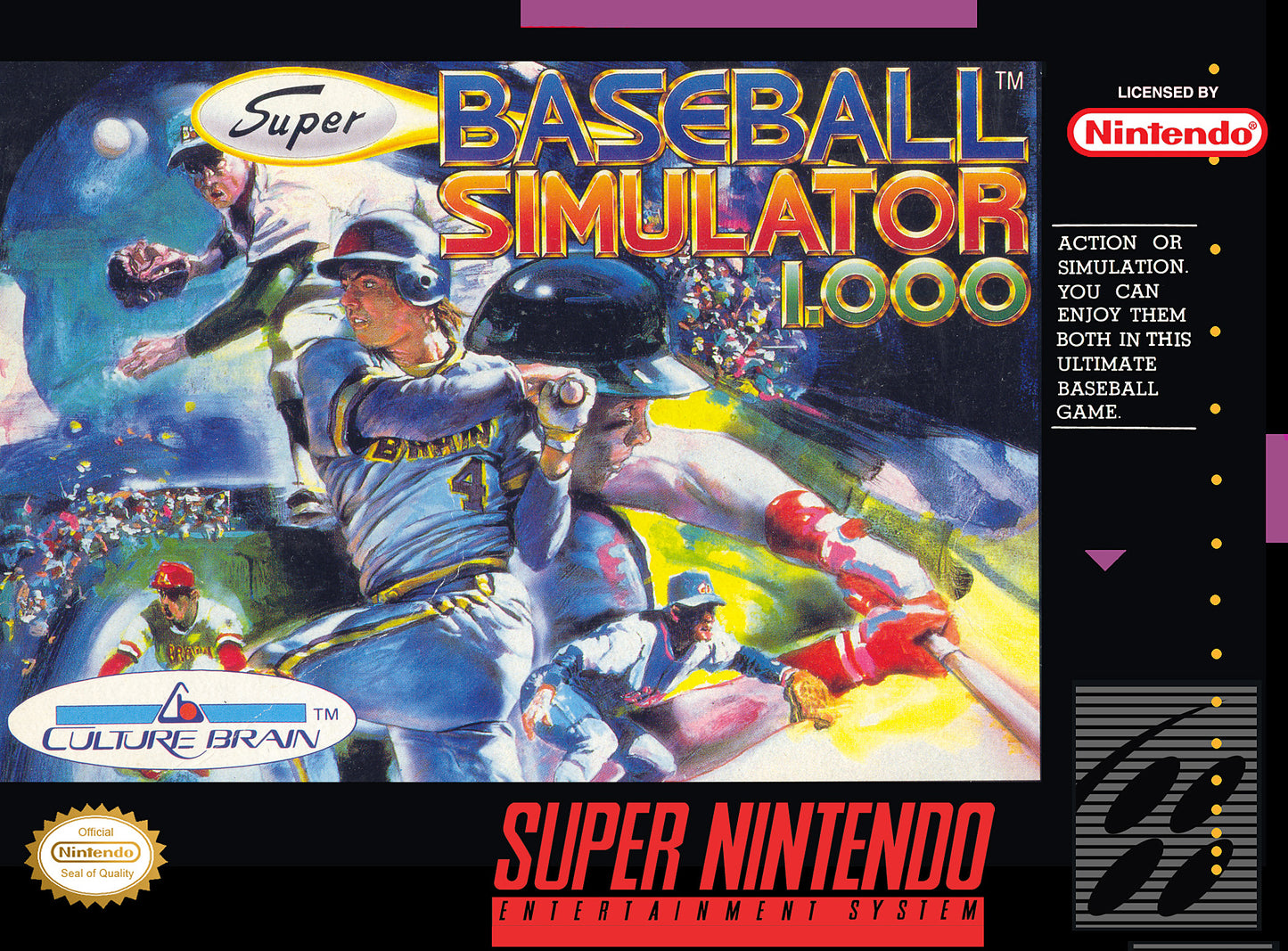 BASEBALL SIMULATOR 1.000 - SNES