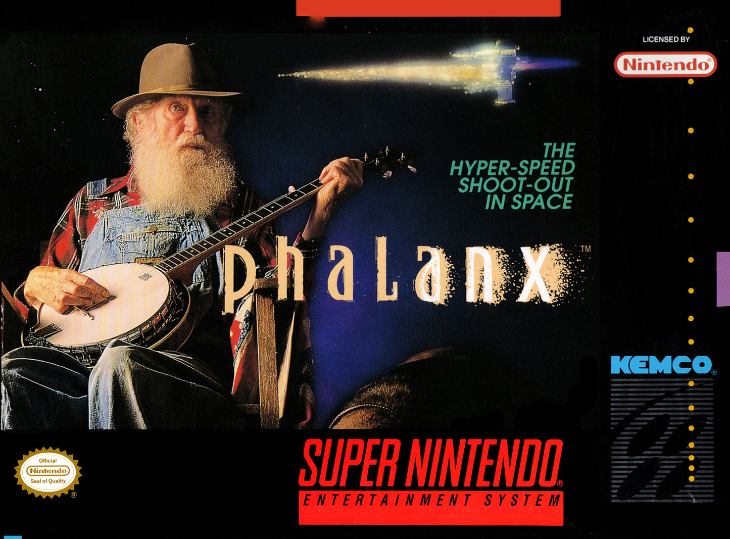 PHALANX - SNES (W/BOX & MANUAL)