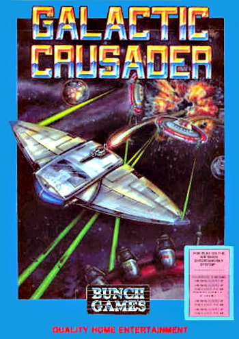 GALACTIC CRUSADER - NES (W/BOX & MANUAL)