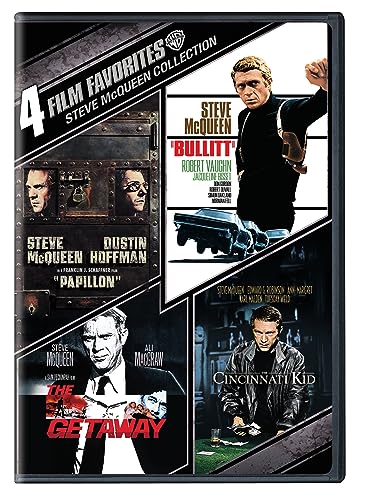 MCQUEEN, STEVE - DVD-4-FILM FAVORITES