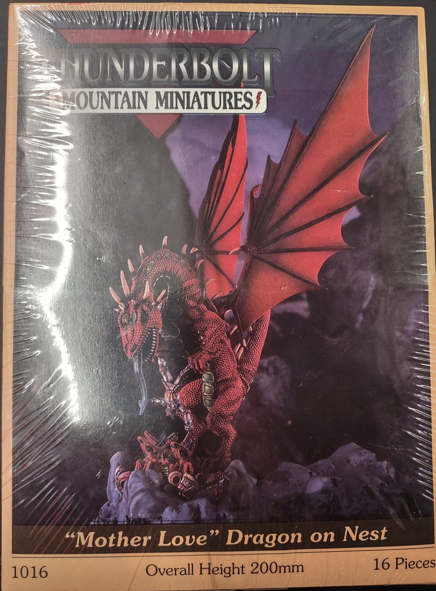 "MOTHER LOVE" DRAGON ON NEST #1016 - THUNDERBOLT MOUNTAIN