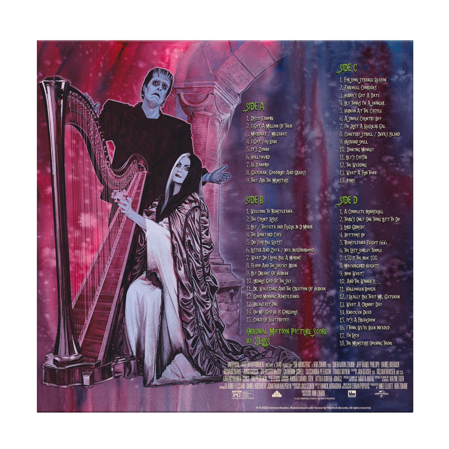 ROB ZOMBIE - MUNSTERS (ORIGINAL SOUNDTRACK) (VINYL)