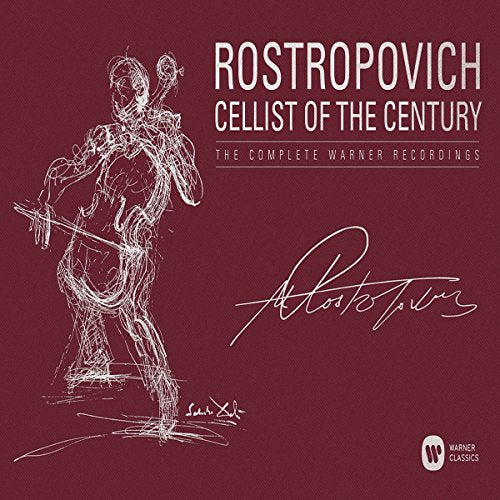 ROSTROPOVICH, MISTISLAV - CELLIST OF THE CENTURY - THE COMPLETE WARNER RECORDINGS (40CD + 3DVD) (CD)