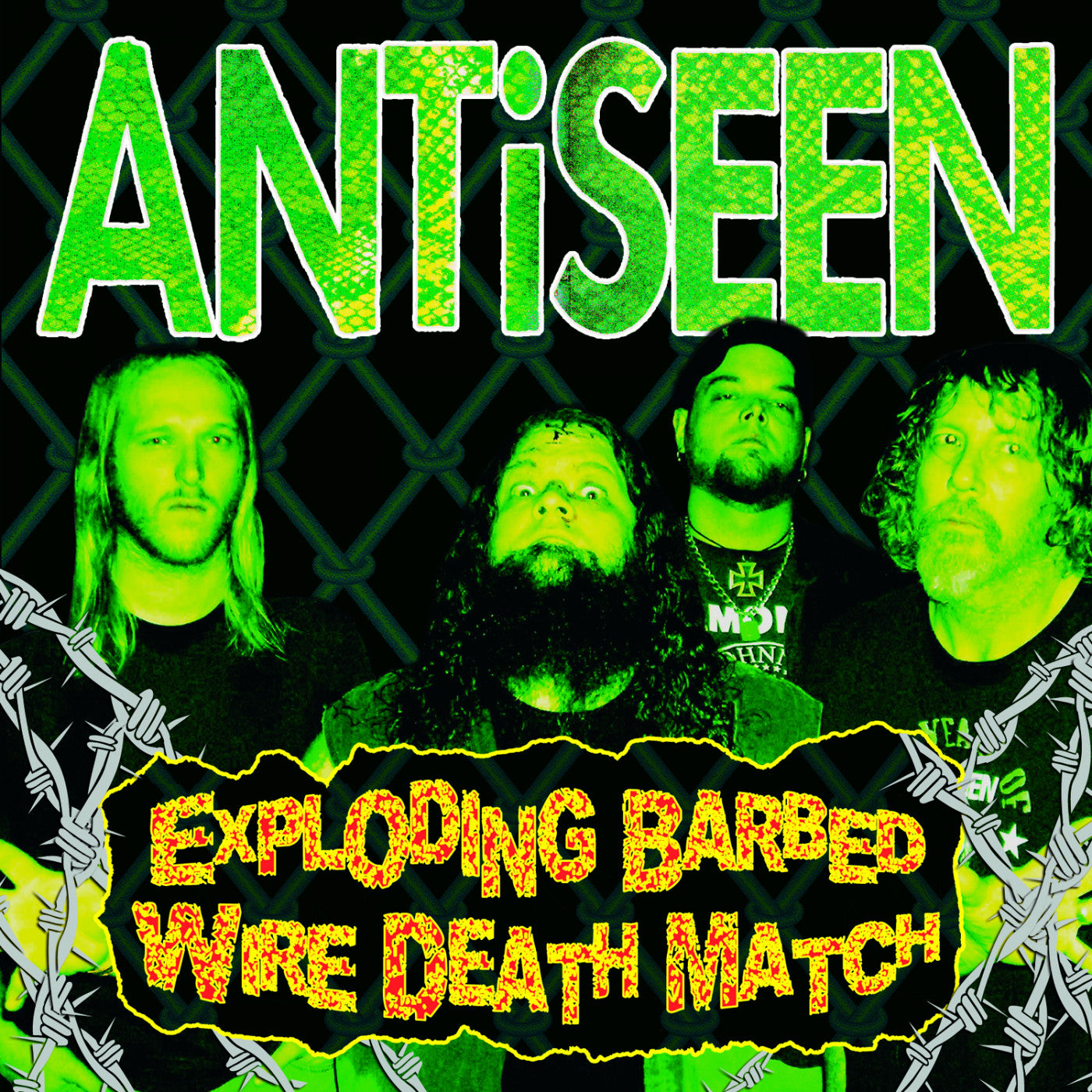 ANTISEEN - EXPLODING BARBED WIRE DEATH MA TCH EP - 7 INCH
