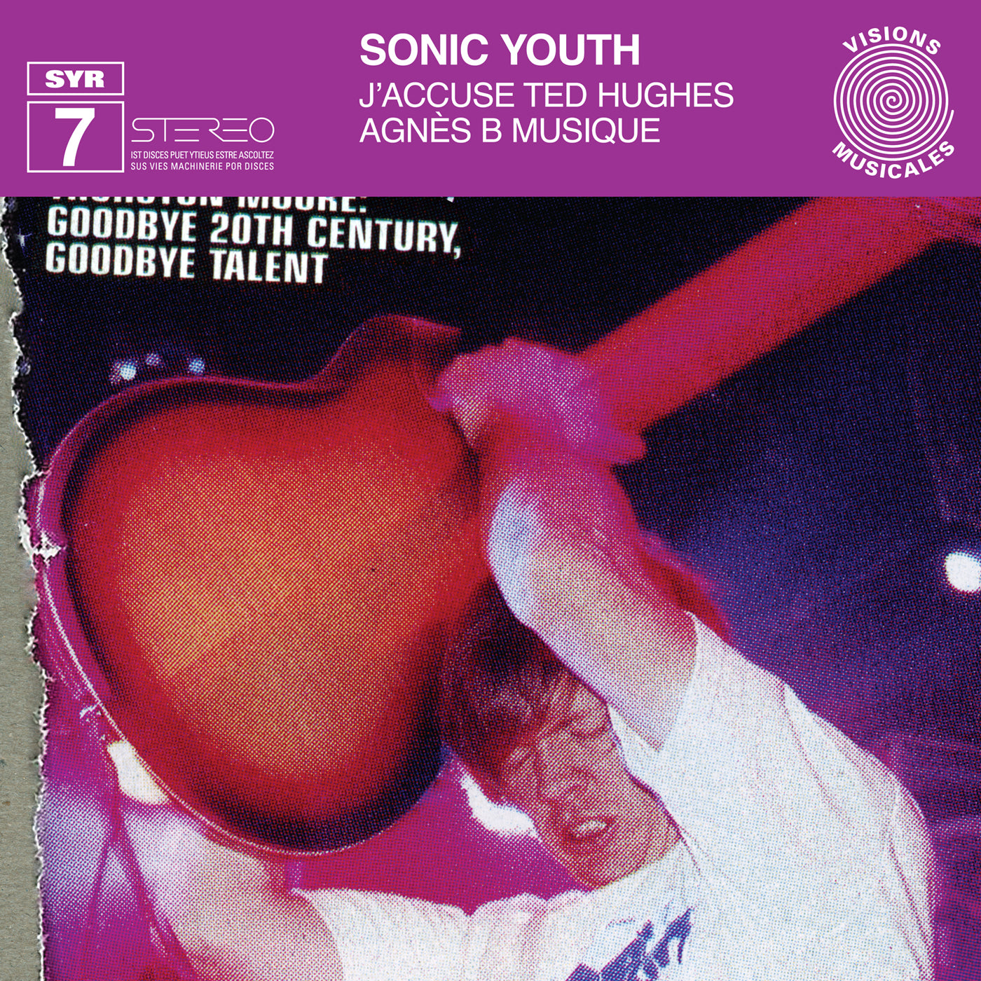 SONIC YOUTH  - J'ACCUSE TED HUGHES