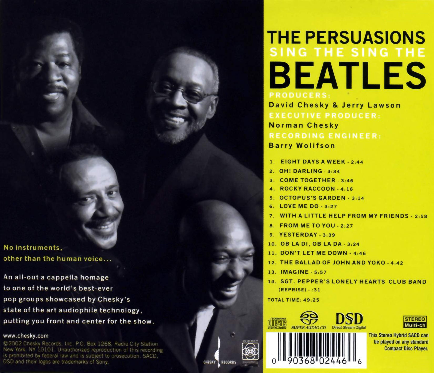 PERSUASIONS  - SING THE BEATLES