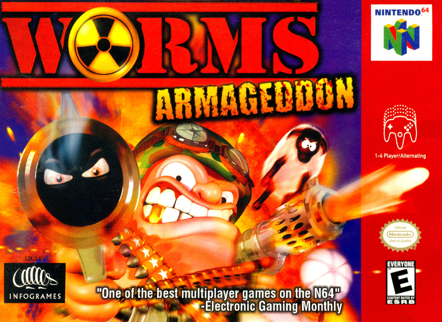 WORMS: ARMAGEDDON  - N64