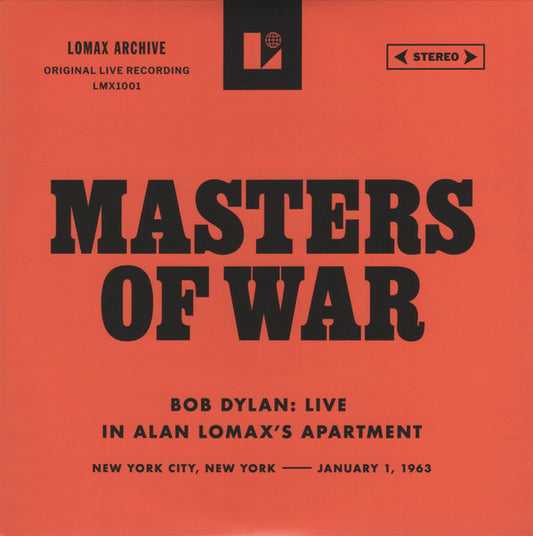 BOB DYLAN - MASTERS OF WAR (LIVE IN ALAN LOMAX'S APARTMENT)