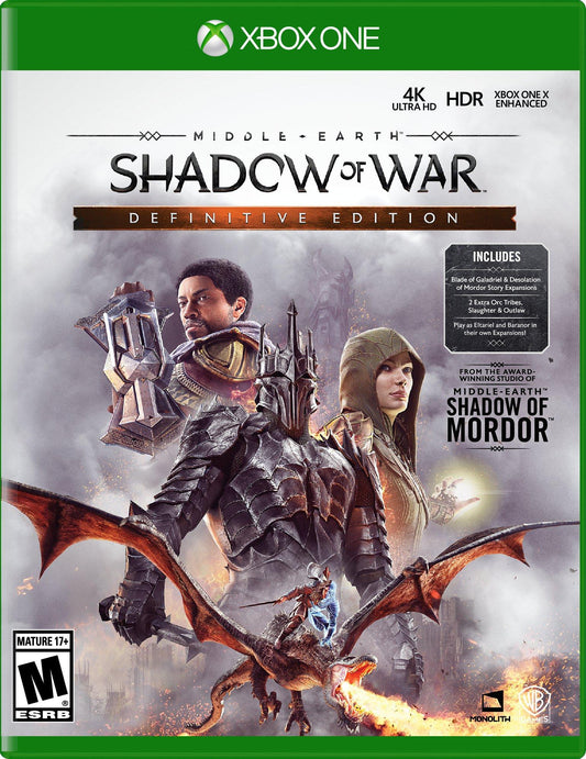 MIDDLE-EARTH: SHADOW OF WAR (DEFINITIVE  - XBXONE