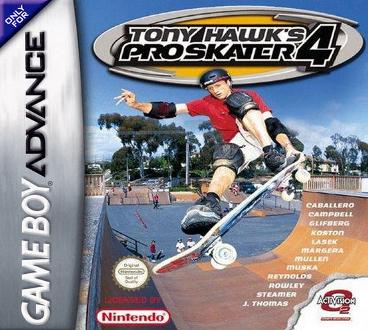 TONY HAWK'S PRO SKATER 4  - GBA