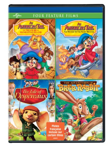 AN AMERICAN TAIL: TREASURE & MYSTERY/TAL - DVD-FOUR FEATURE FILMS