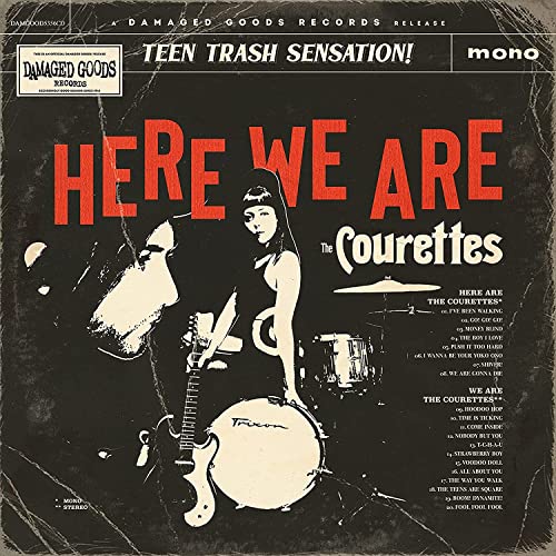 COURETTES - HERE WE ARE THE COURETTES (CD)