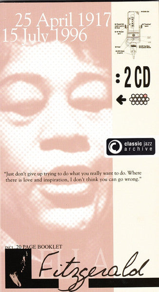 FITZGERALD, ELLA  - CLASSIC JAZZ ARCHIVE (2CDS)
