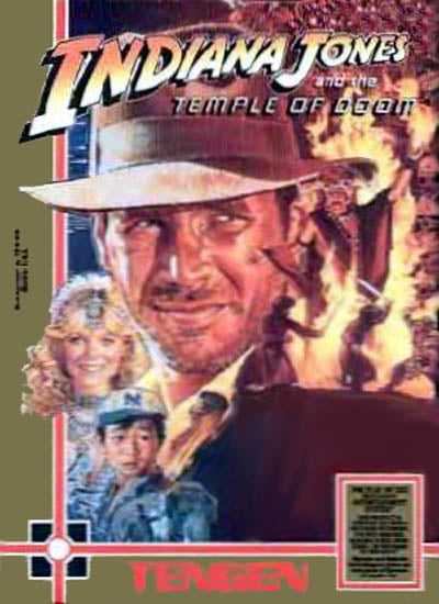 INDIANA JONES & THE TEMPLE OF DOOM [TENG  - NES (W/BOX & MANUAL)