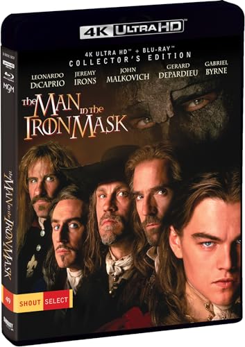MAN IN THE IRON MASK - BLU-4K-1998-LEONARDO DICAPRIO-SHOUT SELE