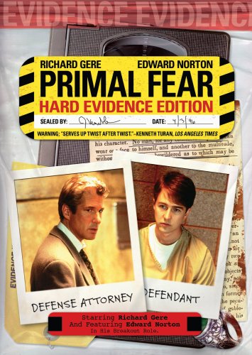 PRIMAL FEAR (MOVIE)  - DVD-1996-RICHARD GERE-HARD EVIDENCE EDIT