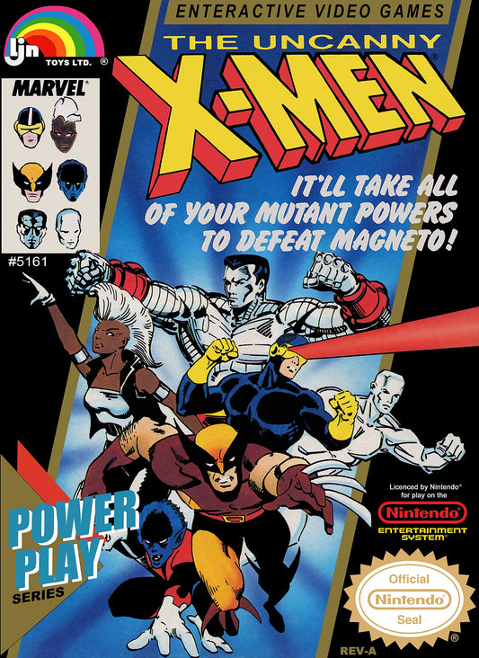 UNCANNY X-MEN  - NES (W/BOX & MANUAL)