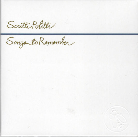 SCRITTI POLITTI - SONGS TO REMEMBER (CD)