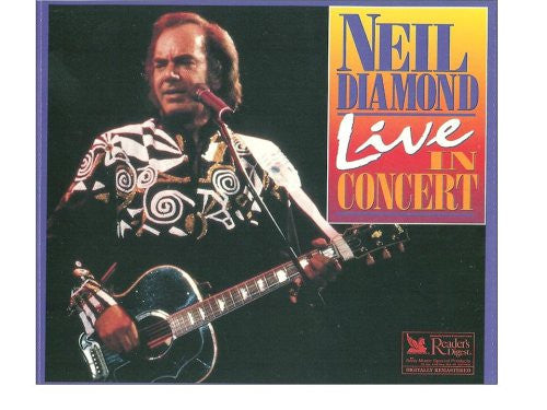 DIAMOND, NEIL  - LIVE IN CONCERT (4CDS-READER'S DIGEST)