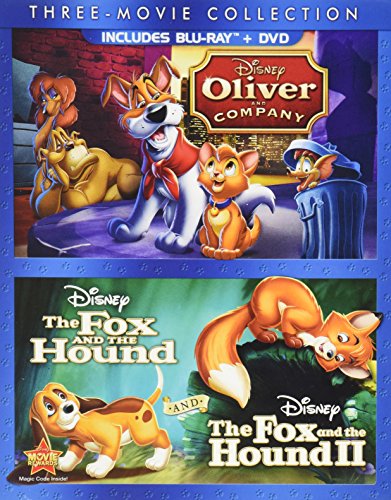 OLIVER & COMPANY/FOX & THE HOUND/FOX & T - BLU-THREE MOVIE COLLECTION